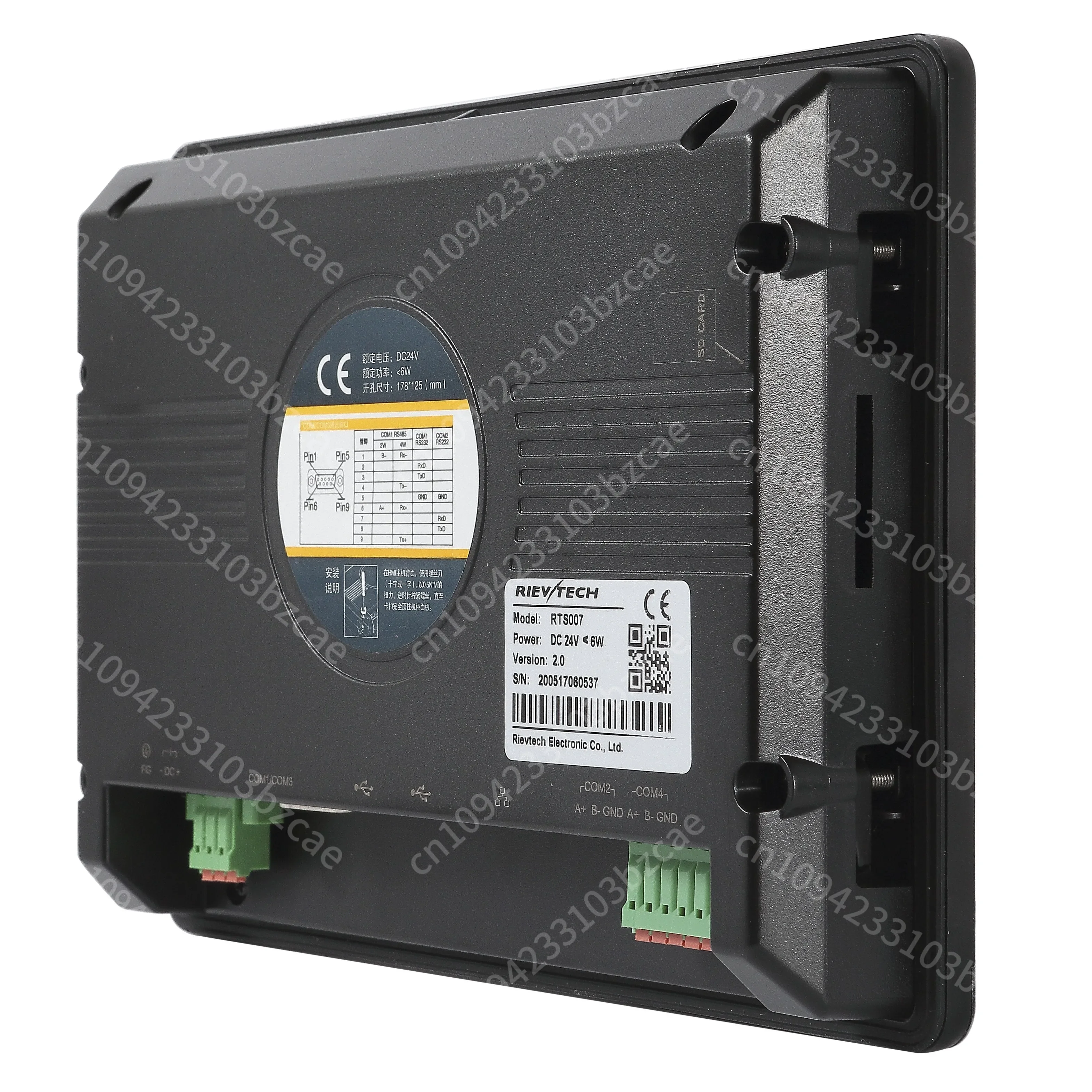 หน้าจอสัมผัส HMI PLC รุ่นใหม่ RTS007 สำหรับเชื่อมต่อระหว่างมนุษย์และเครื่องจักร ควบคุมด้วยโปรแกรมได้ ราคาโรงงาน