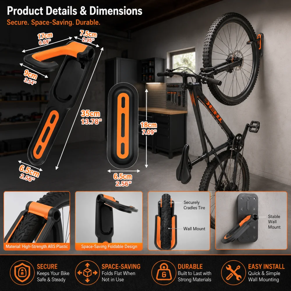 도멘 자전거 벽걸이 랙 MTB 자전거 거치대 브래킷 홀 - Cycling Gear Organizer Wall 리뷰 및 가격