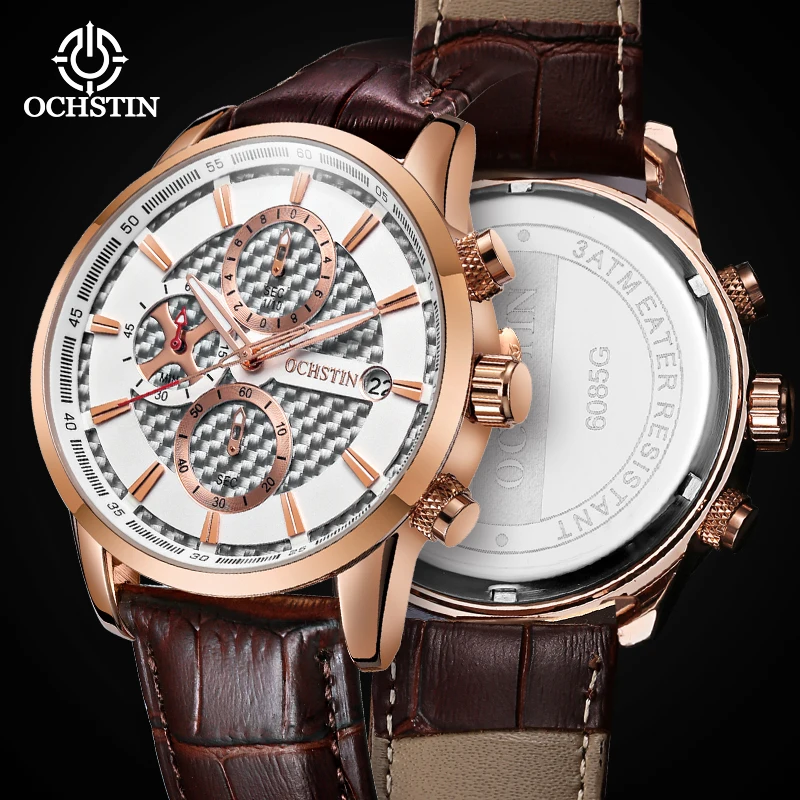 Ochstin's New Product 2024 Prominente Celebrity Series Personalized Trend Multi functional Quartz Movement Men's Quartz Watch