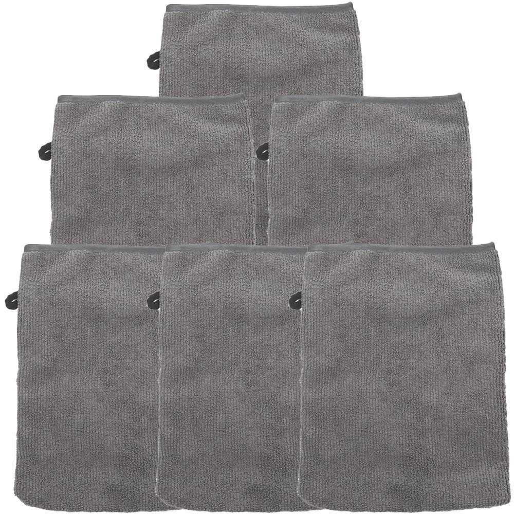 

6Pcs Facial Cleaning Gloves Premium Microfiber Makeup Remover Reusable for Eye Shadow Lipstick Mascara Portable Face Cleaning