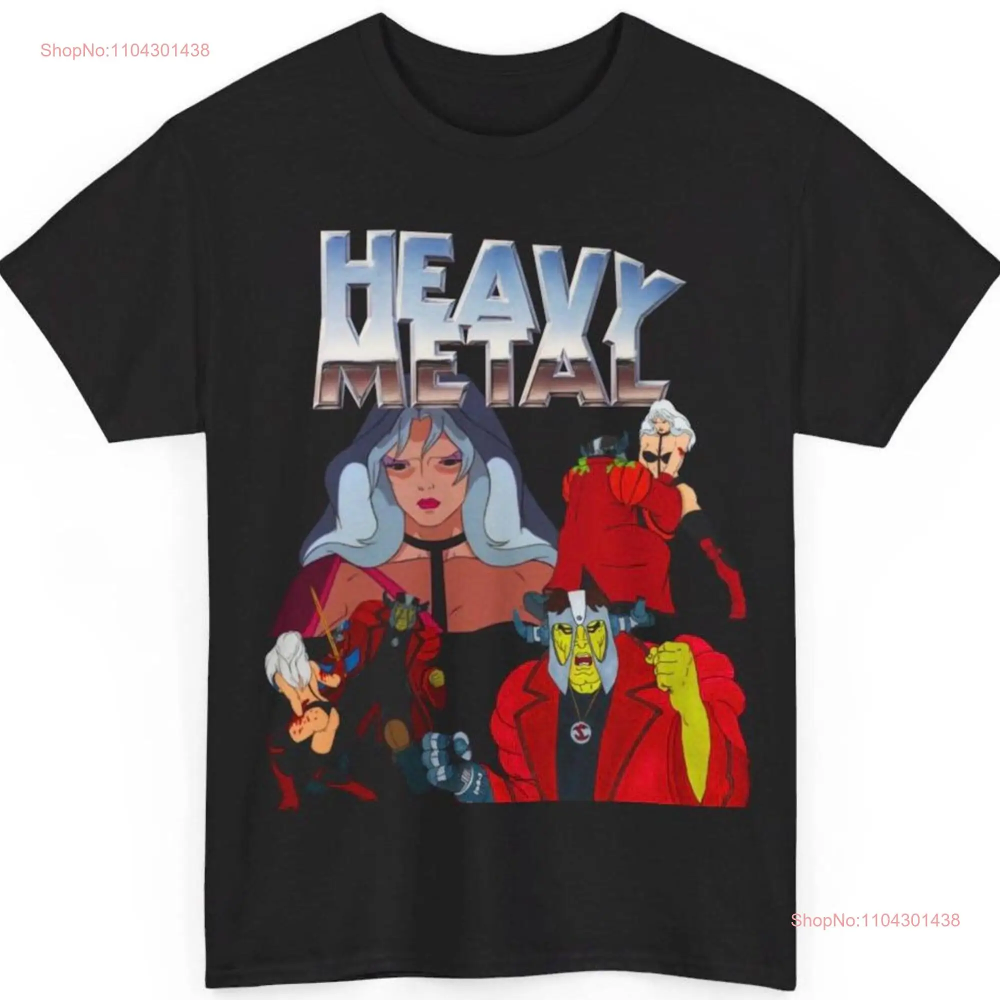 Heavy Metal T Shirt Taarna the Tarakian 80 s Cartoon Classic New long or short sleeves