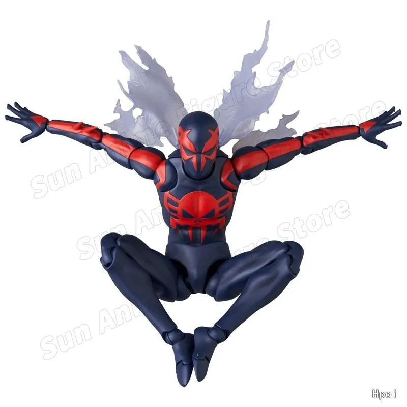 ในสต็อกของเล่น Medicom ของแท้ MAFEX No.239 MAFEX SPIDER-MAN 2099(COMIC Ver.) ของขวัญของเล่นคอลเลกชันย้อนยุค