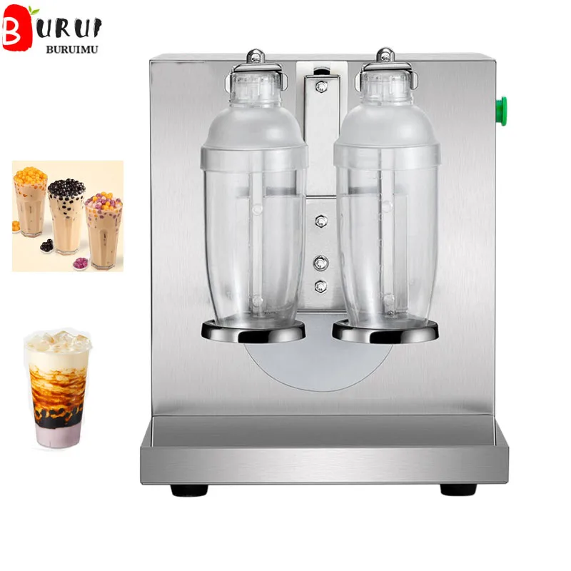 Automatic Double Frame Smoothie Drink Shaker Cup Machine Bubble Boba Milk Tea Shaking Machine