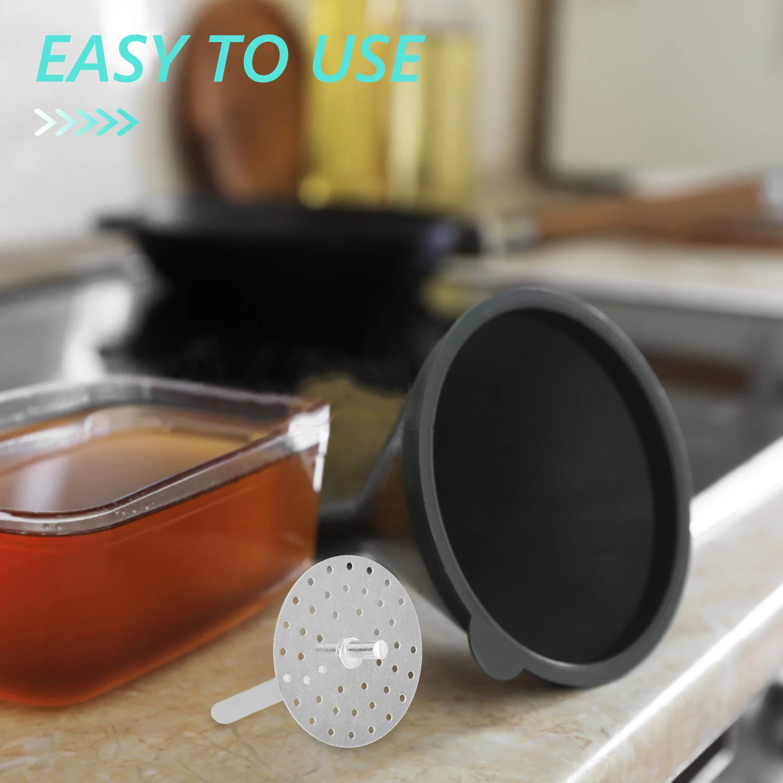 

6Pcs Stainless Steel Funnel Filters Detachable Strainer Easy Cleaning Stainless Steel Strainer for Funnel