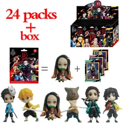 2-24pcs Anime Demon Slayer figures Mystery Box Blind Box Toys Gifts PVC model Adults Decorative Kids birthday Christmas Gifts