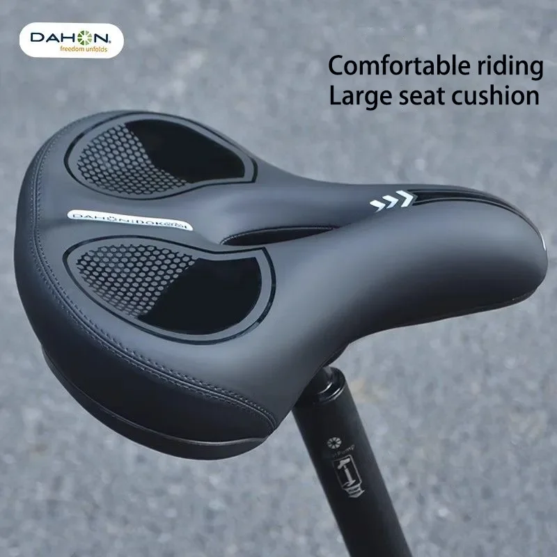 DAHON Bicycle Saddle Soft Comfort Ventilation Big Ass Mountain Bike Folding Bike Cycling Seat P8 Cycling Equipment