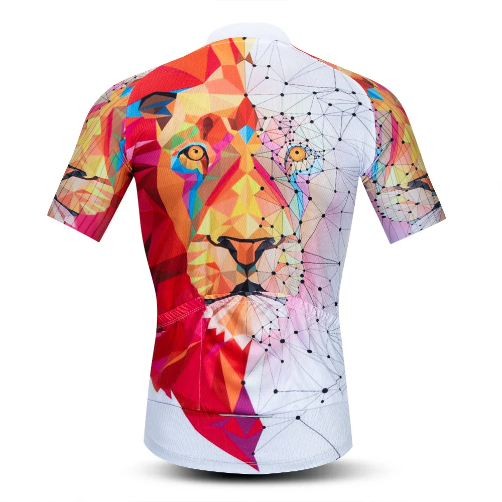 roupas-de-ciclismo-masculinas-de-verao-equipe-de-motocicleta-off-road-manga-curta-ciclismo-leao-mountain-bike-downhill-camisa-de-ciclismo