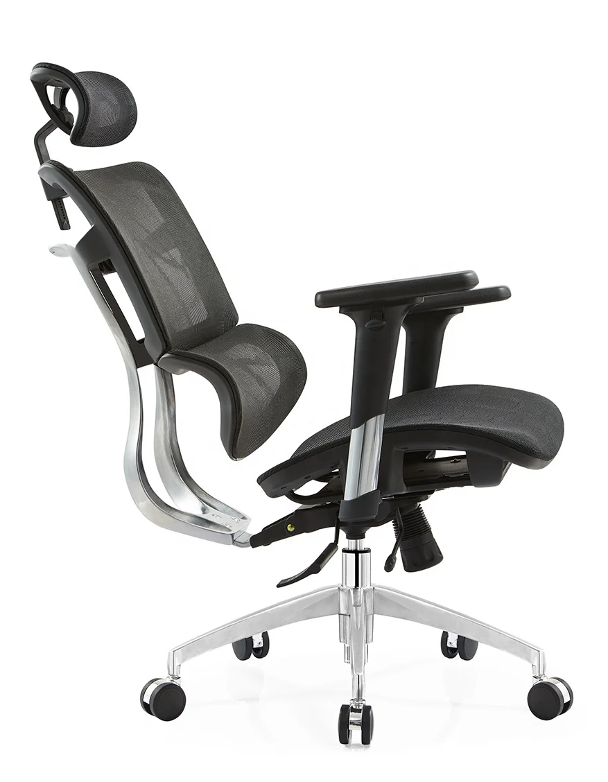 Adjustable hot sale ergonomic swivel chair mesh office chair padded lumbar support ergonomic office chairs