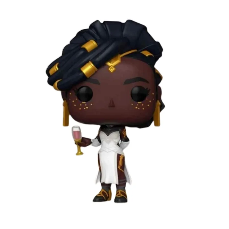 

Genuine Funko Pop Lol Series Action Figure Anime Caitlyn Champion Viktor Mel Q Version Decor Statue Dolls Global Limited Toys