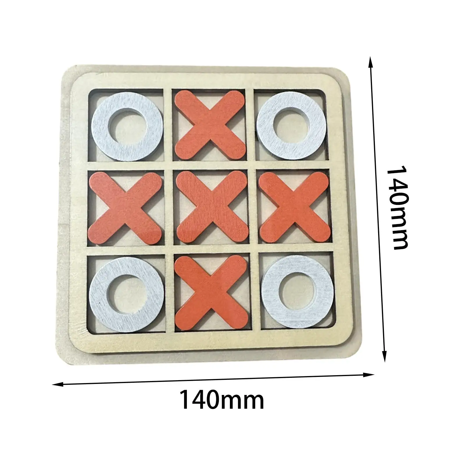 لعبة لوح خشبي من تيك تاك تو، ألعاب عائلية، لوحة ألغاز تعليمية للأطفال