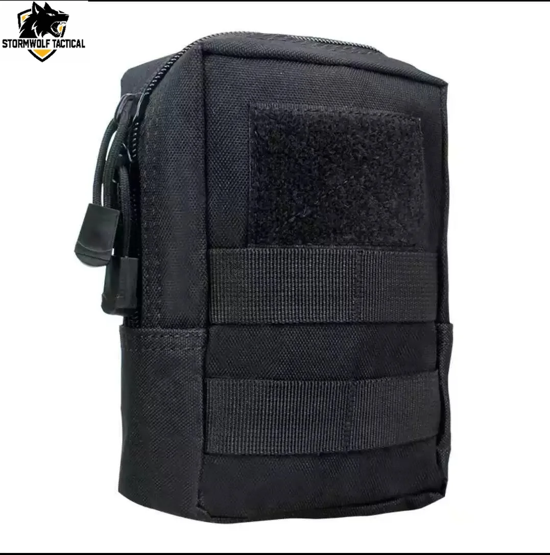 Camouflage MOLLE EDC Organizer Pouch Compact First Aid and Tool Storage Waist Bag for Outdoor Use