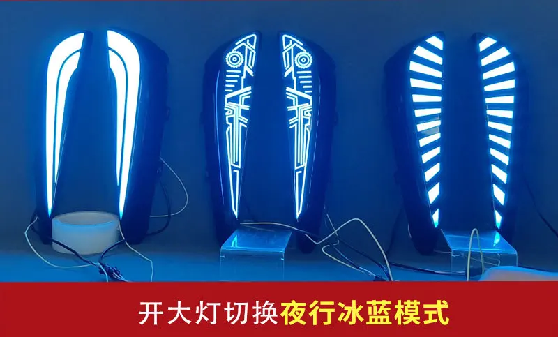 For Toyota Prius 40 Series 2019 2020 2021 Car Led Daytime Running Light Dynamic Turn Signal Front Fog Lamp Modification Daylight detail image 11
