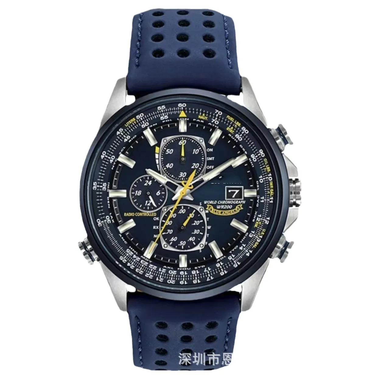 Original Blue Angel Watche Luxury Trend Quartz Calendar Waterproof Multi Function Fancy Round Watch Stainless