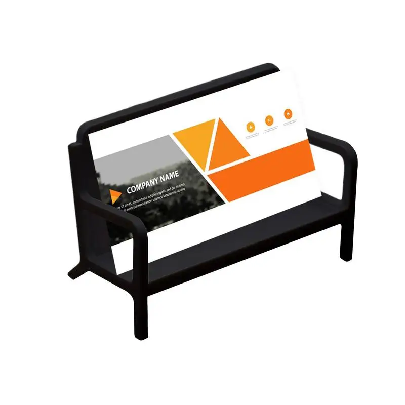 Business Card Display Stand Card Storage Display Case Sofa Shape Desk Card Holder For Exhibition Decorative Plate Metal Card