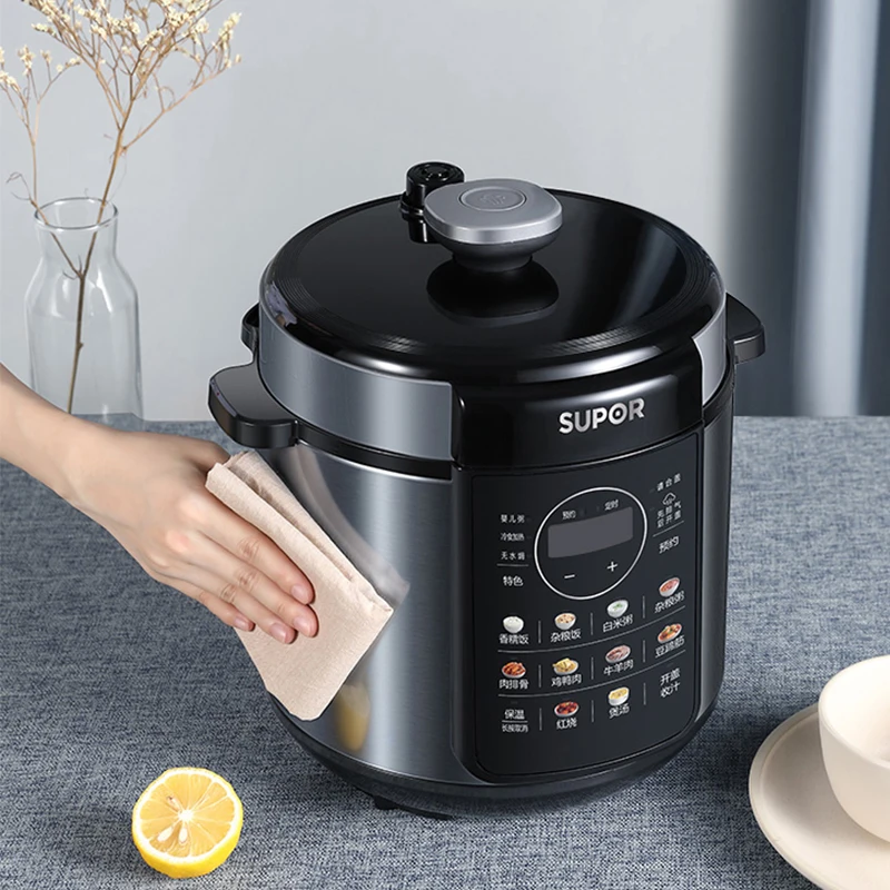 SUPOR Electric pressure cooker Rice cooker Graphic display Multi-function menu Two reservoirs High quality 5L  pressure cooker - Image 4