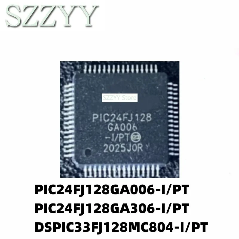 

5 шт. PIC24FJ128GA006-I/PT GA306-I/PT DSPIC33FJ128MC804-I/PT QFP