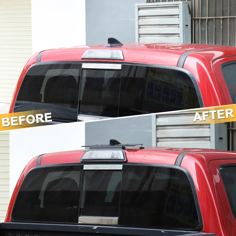 1Pcs Carbon Steel Black For Toyota Tacoma 2016-2022  Car High Brake Light Extension Rack Car Exterior Modification Accessories