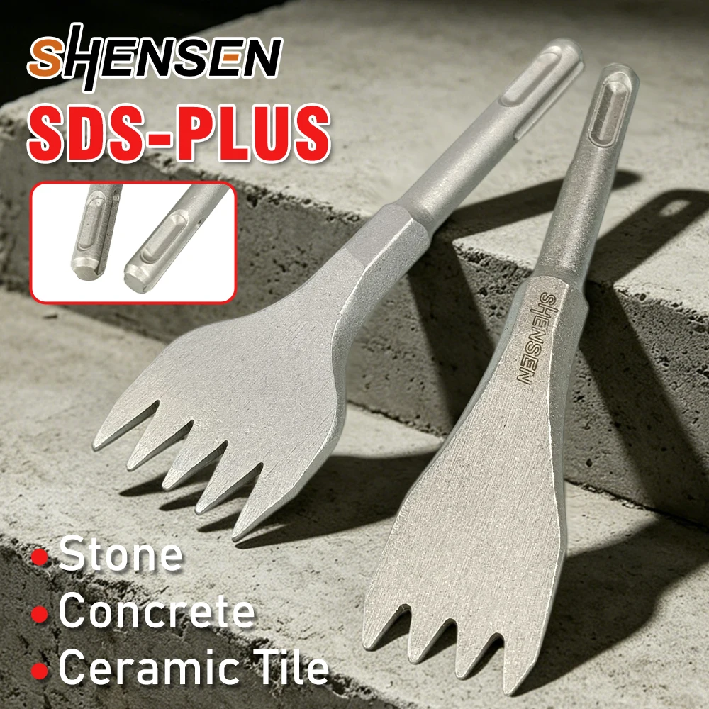 

SDS PLUS 4/5 Tooth Chisel for Electric Hammer Concrete Cement Grooving Wall Chisel