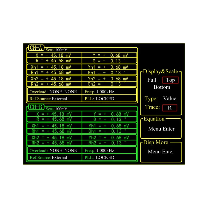 Fonte de alimentação do amplificador digital Lock-In DX-001C DSP