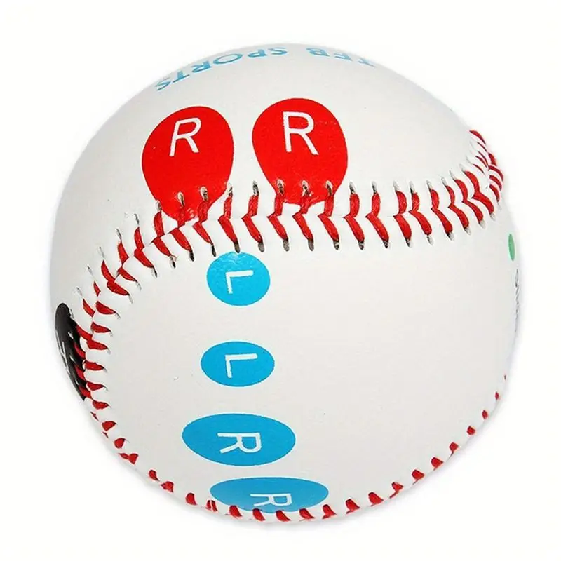 

9 Inch Competition Training Baseball Softball Professional Training Game Ball Soft Baseball Non-Slip Finger Print Design Multi-P