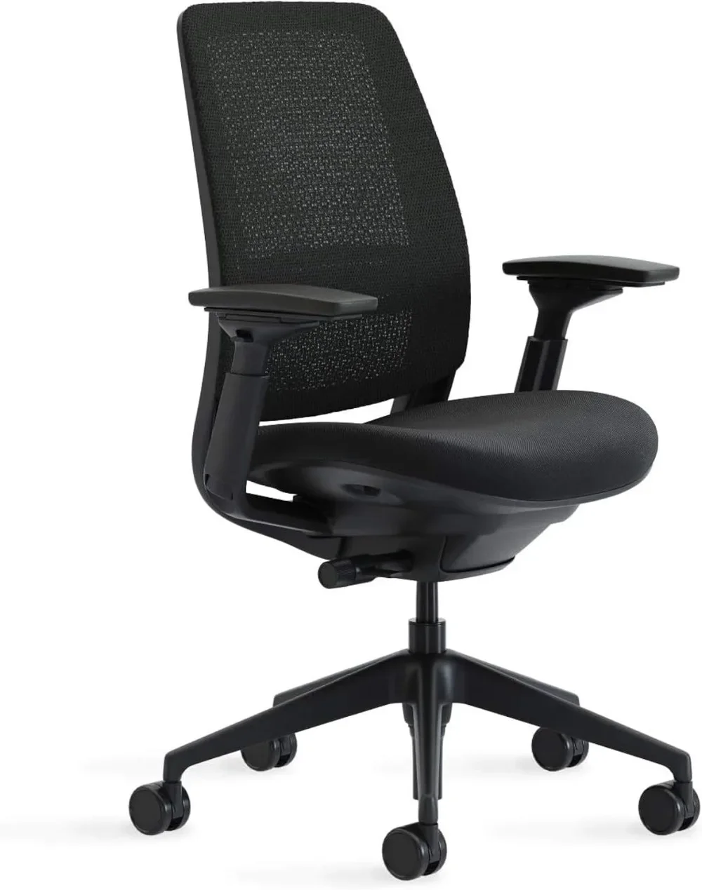 Series 2 Office Chair - Ergonomic Work Chair with Wheels for Carpet - with Back Support, Weight-Activated Adjustment