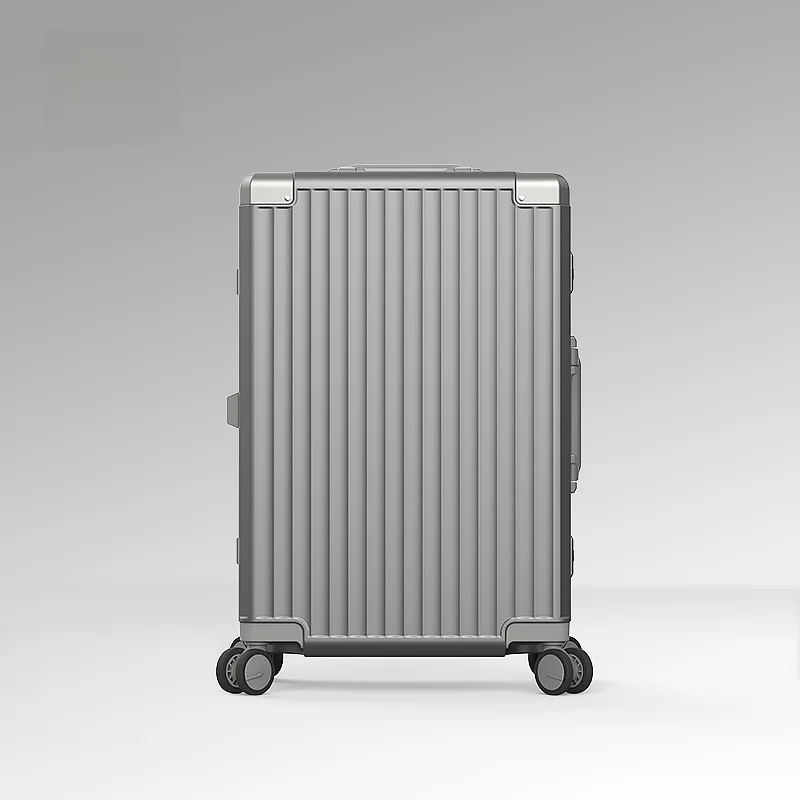 Roaming Narrow Aluminum Frame Luggage Light Tone Universal Wheel 26 Suitcase 24 Boarding Case 20 Inch 28 Trolley Case Men and...