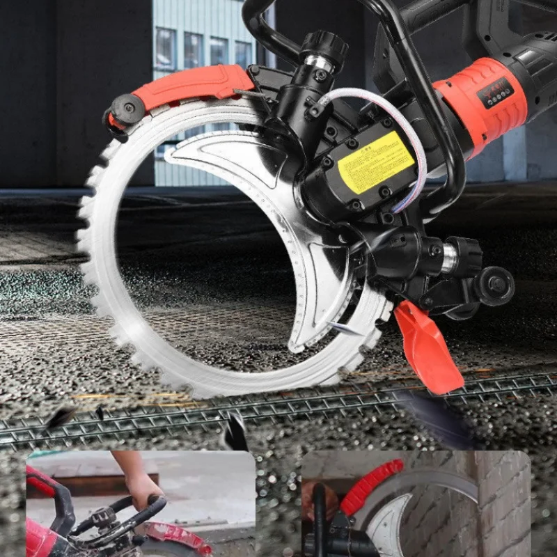 Electric Concrete Cutter Wall Cutting Wet Saw For Stone Cutting Can cut 30CM Concrete Saw High Frequency Brushless Ring Saw
