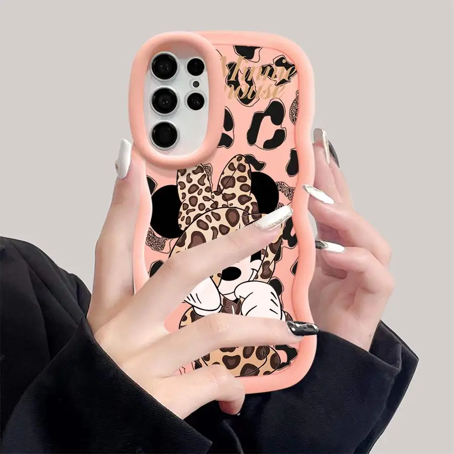 Disney Minnie Mouse Case for OPPO A5s A5 A7 A9 A11 A15 A12 A17 A16e A33 A53 A54 A57 A38 A17k A58 4G A32 A31 Soft Cover