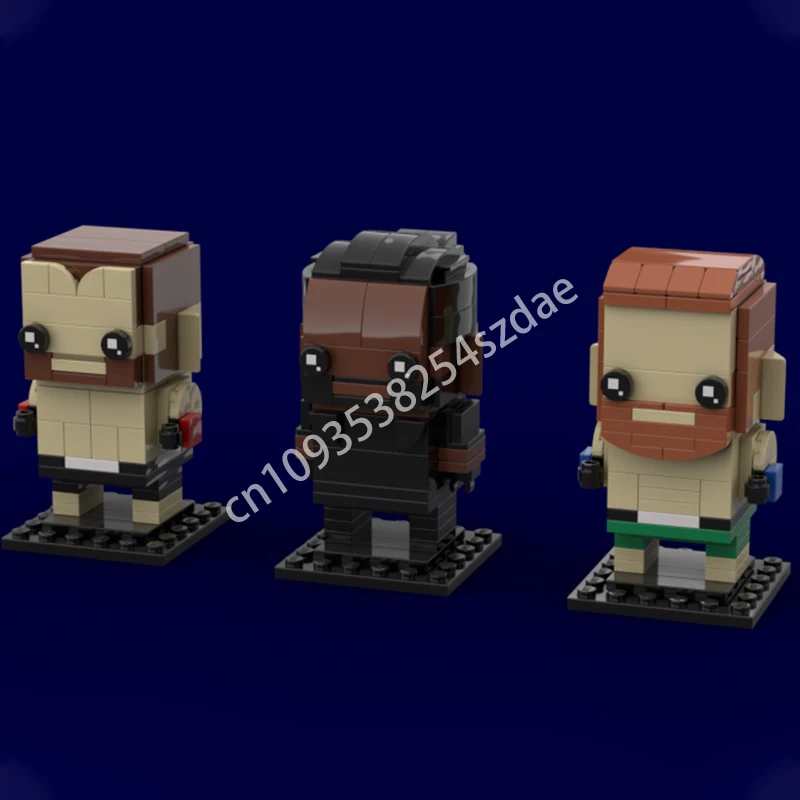 326 шт. MOC McGregors vs. Khabibss UFCes Brickheadz строительные блоки сборка STEAM обучение рождественская игрушка подарок детский