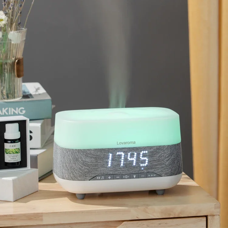 深圳製 オイル加湿器 目覚まし時計 冷ミスト 超音波式 ポータブル アロマディフューザー オフィス 寝室用 メーカー