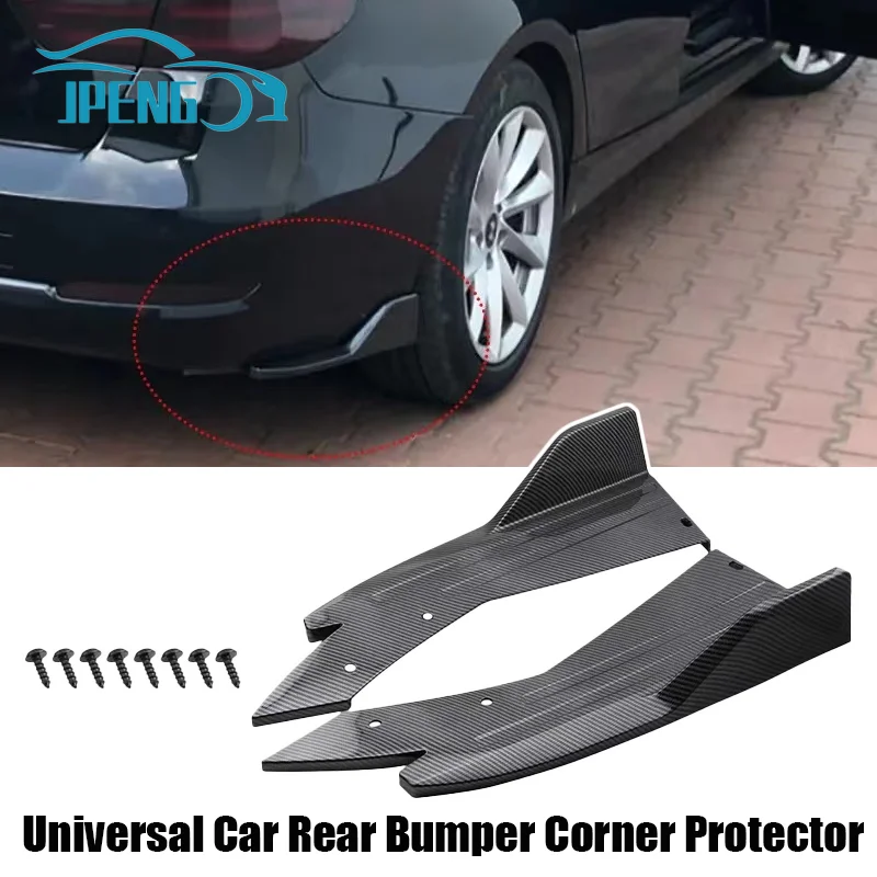 Car Rear Bumper Diffuser Splitter Spoiler Canards Side Skirts Cover For BMW E90 E46 F20 Audi A4 B8 Golf 5 6 7 Auto Tuning Access 