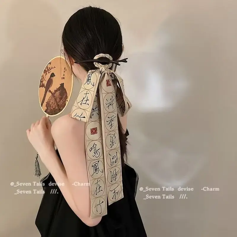 Princess Dress Girls' Ancient Style Horse-Face Skirt Retro Style Cheongsam Children's Ink Painting Hanfu Sleeveless Summer Three