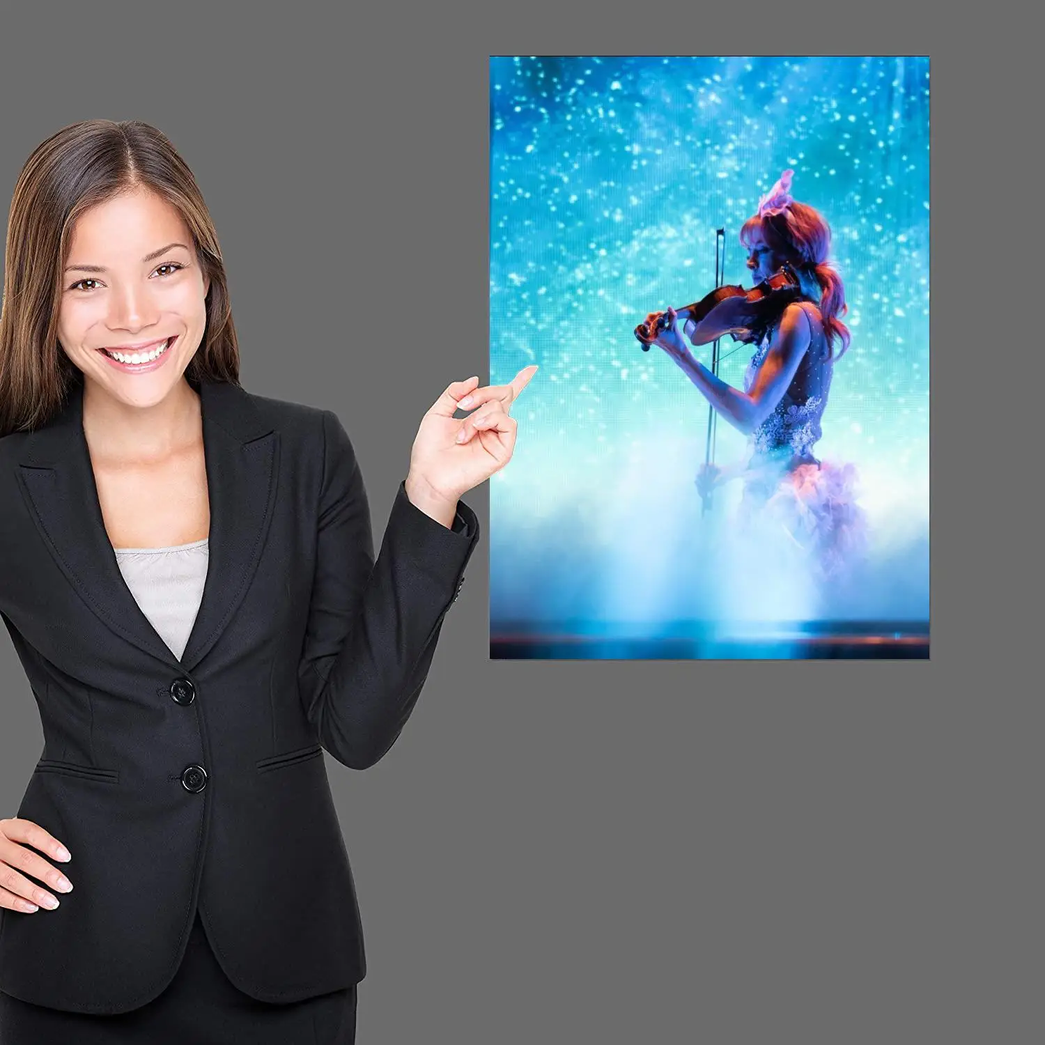lindsey stirling Poster Canvas Art Poster and Wall Art Picture Print Modern Family bedroom Decor Posters