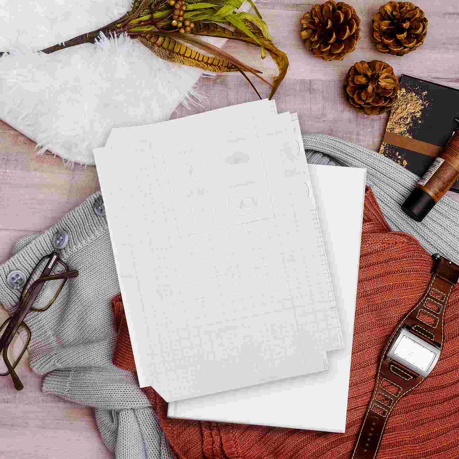 10 Sheets Student Waterproof Book Cover Students Protection Sleeve Clear Covers Abs Magazine Protector Protective Film Paper