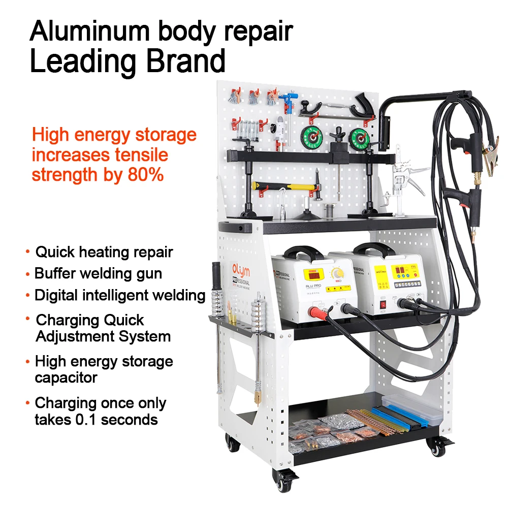 35DN TOP CONFIGURATION Steel And Aluminum Body Repair Machine Dent Puller Pulling Equipment With Trolley For Auto Car Workshop