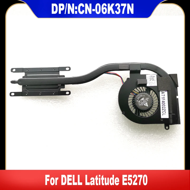 06K37N New Original For DELL Latitude E5270 Laptop Cooling Fan Cooler Fan Heatsink Radiator CN-06K37N 6K37N High Quality