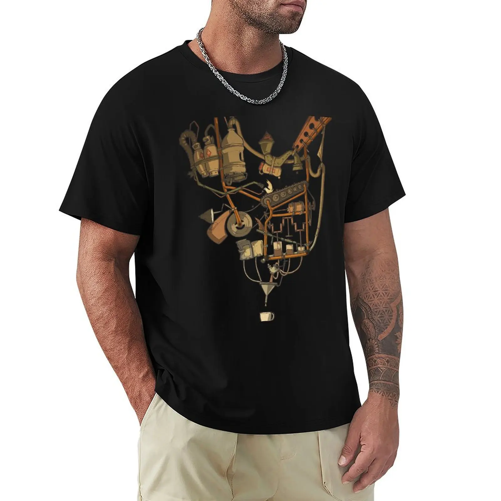 

Coffee Machine T-Shirt funny gifts blacks workout shirts for men
