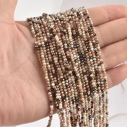 AB Color 2mm Crystal Rondel Faceted Beads Round Crystal Glass Beads Loose Spacer Beads for Jewelry Making DIY Necklace Bracelet