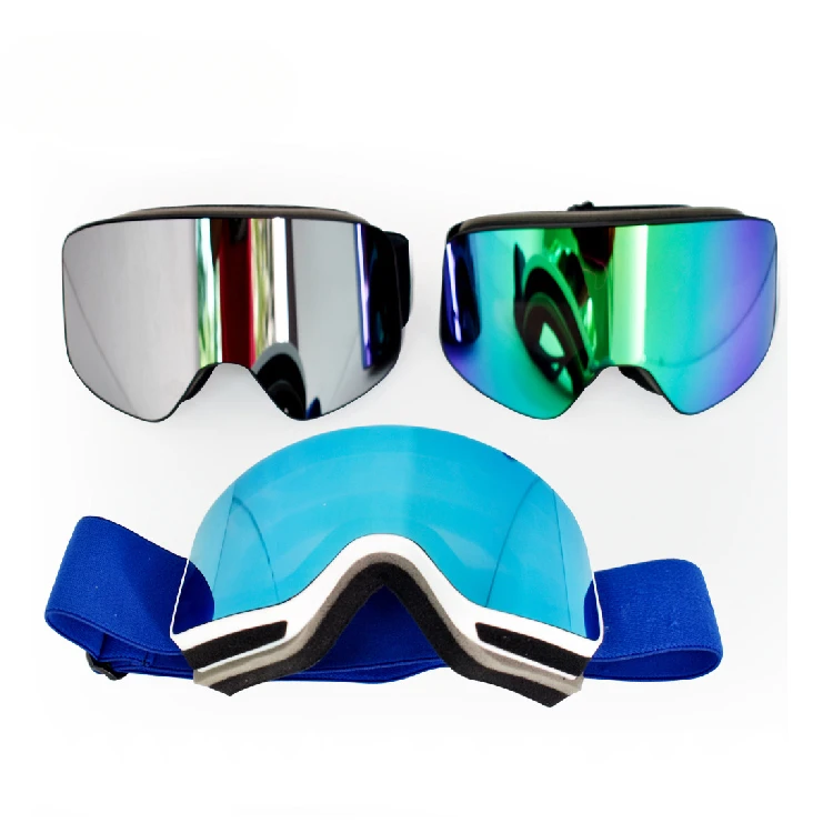 MONU Wholesale Magnetic Lens More Colors Available Triple Layers Foam Ski Glasses Goggle Ski