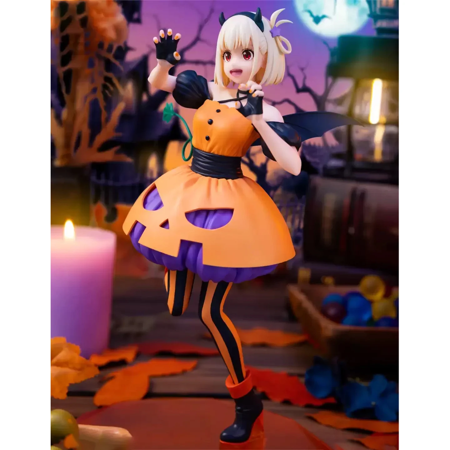 متوفر في المخزون أزياء ليكوريس نيشيكي تشيشو للهالوين عناصر ذات مناظر طبيعية خلابة ملحقات الرسوم المتحركة نماذج زينة مجموعة شخصيات الحركة #4