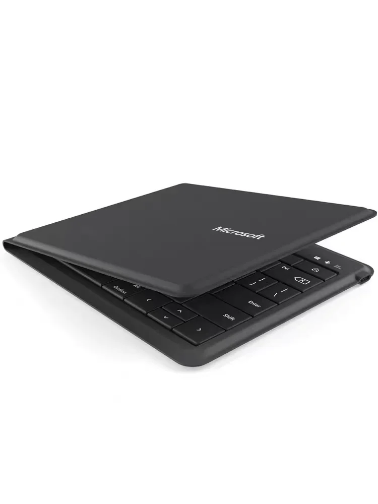 لوحة مفاتيح بلوتوث قابلة للطي وقابلة للطي عالمية من Microsoft، iPad Android Win iOS