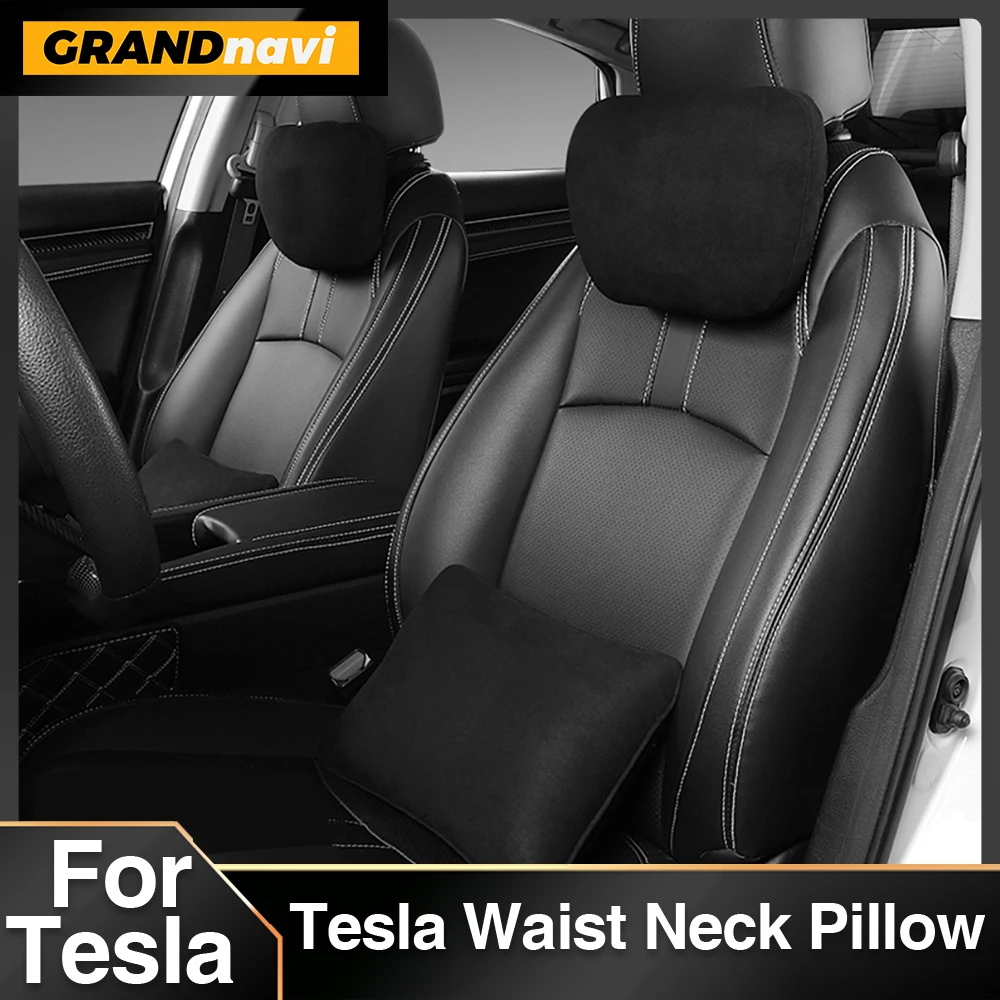 

Автомобильная подушка для Tesla Model 3/Y/X/S, подголовник для автомобильного сиденья, подушка для шеи, мягкая удобная подушка для шеи с эффектом памяти, аксессуары
