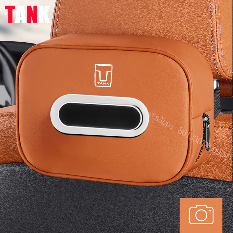 For Great Wall Tank 300 Car Mounted Tissue Box Tank 500 Paper Drawing Storage Tank 400 700 Interior Accessories