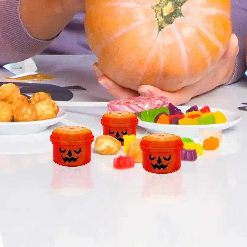 

Halloween Nostalgia Bucket Halloween Snack Bucket Pumpkin Face Candy Fruit Basket Mini Halloween Nostalgia Bucket 12pcs