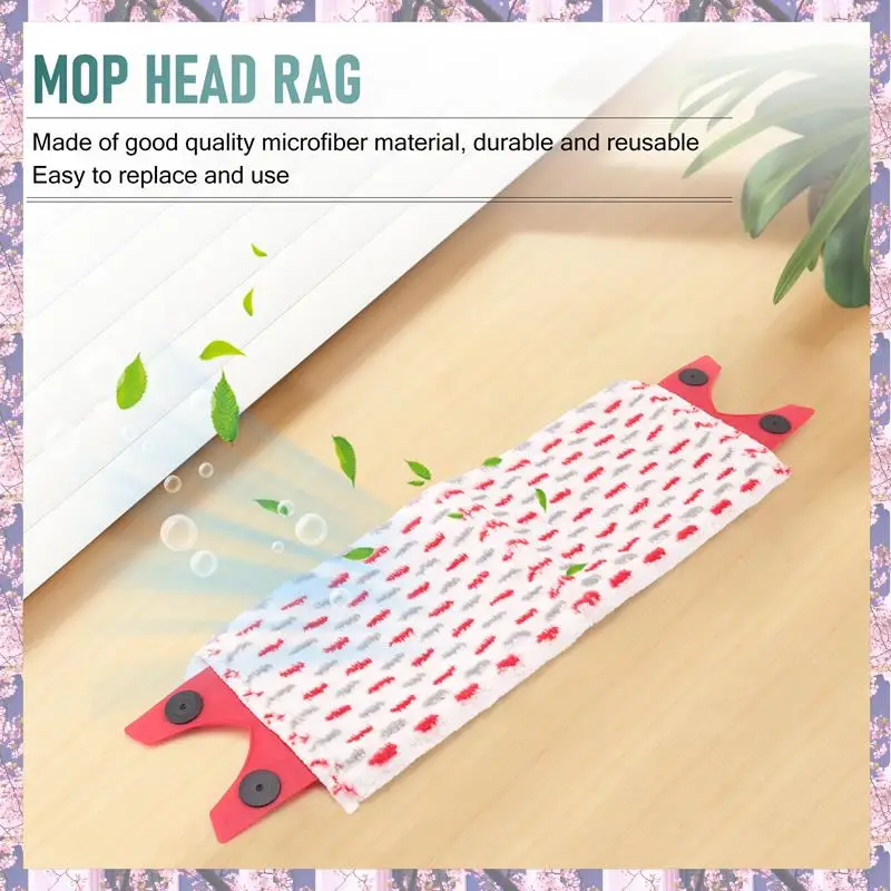 L73A 2025-Mops Cloth Pads For Vileda Ultramax 1-2 Spray Ultramax Boxset Easy Wring Replacement Refil Mop Head Microfibre Pad 2Pc