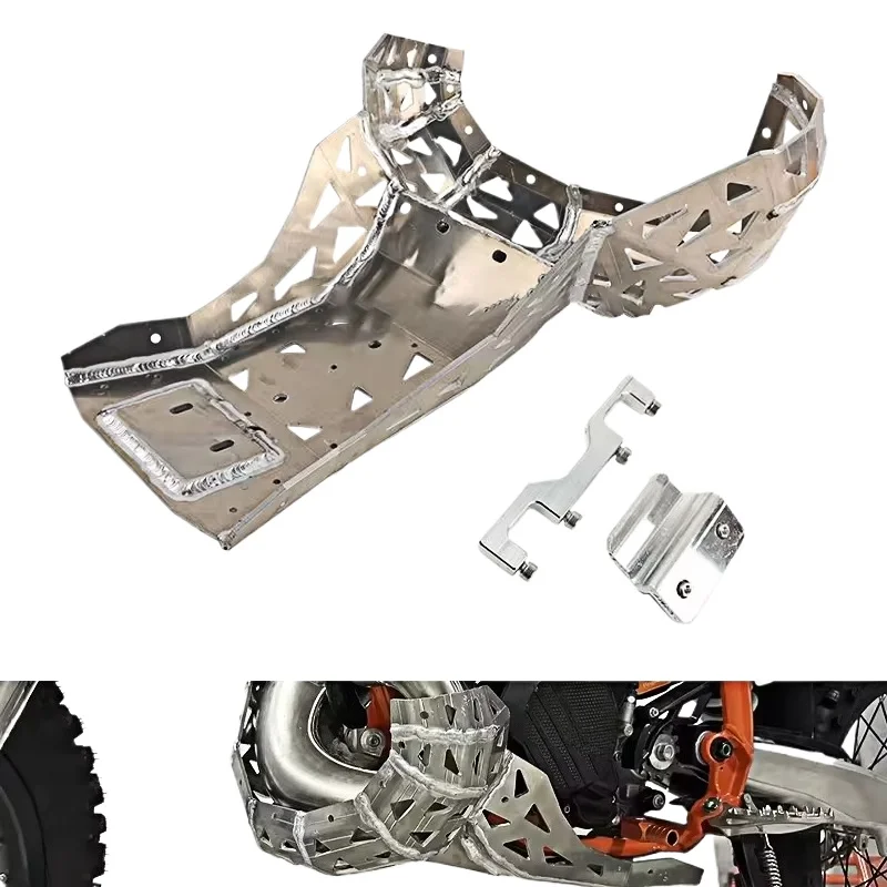 Motorcycle Engine Skid Plate Exhaust Guard Cover Protector for 125 250 300 350 450 500 Sx Sx-f Xc Xc-f Xcw Exc Exc-f 24 2025