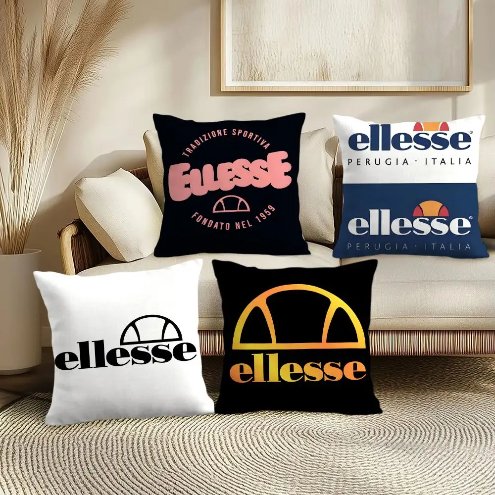 Funda de cojín marca E-Ellesse-e, funda de almohada de felpa corta suave, textura suave y acogedora, funda de cojín estética, decoración del hogar