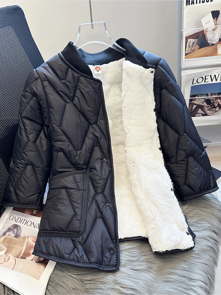 

Женская утепленная хлопковая куртка с защитой плеч, внутренняя подкладка из флиса, теплая зимняя куртка