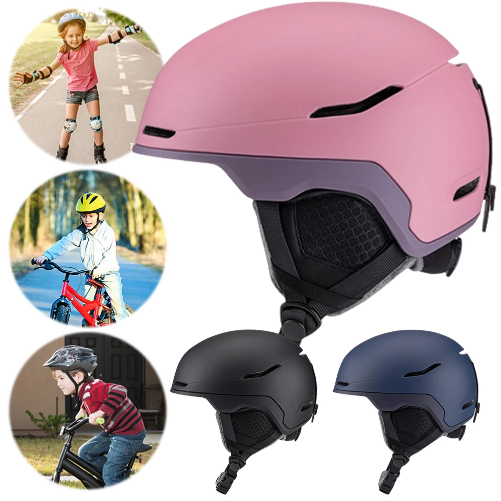 Bike Helmet Protective EPS Foam Safety Helmet Snow Helmet for Adult Men Women Ski Skateboard Snowboard