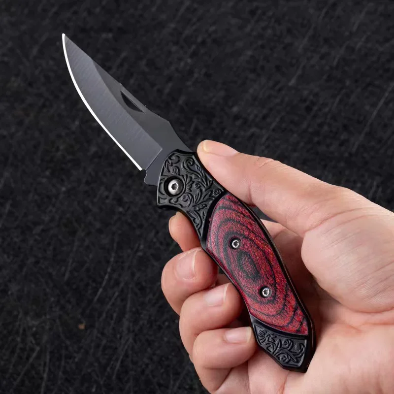 Folding Knife Tactical Survival Emergency Self Defense Knife Portable Outdoor Camping Fruit Opening Letter Pocket Knife EDC Tool